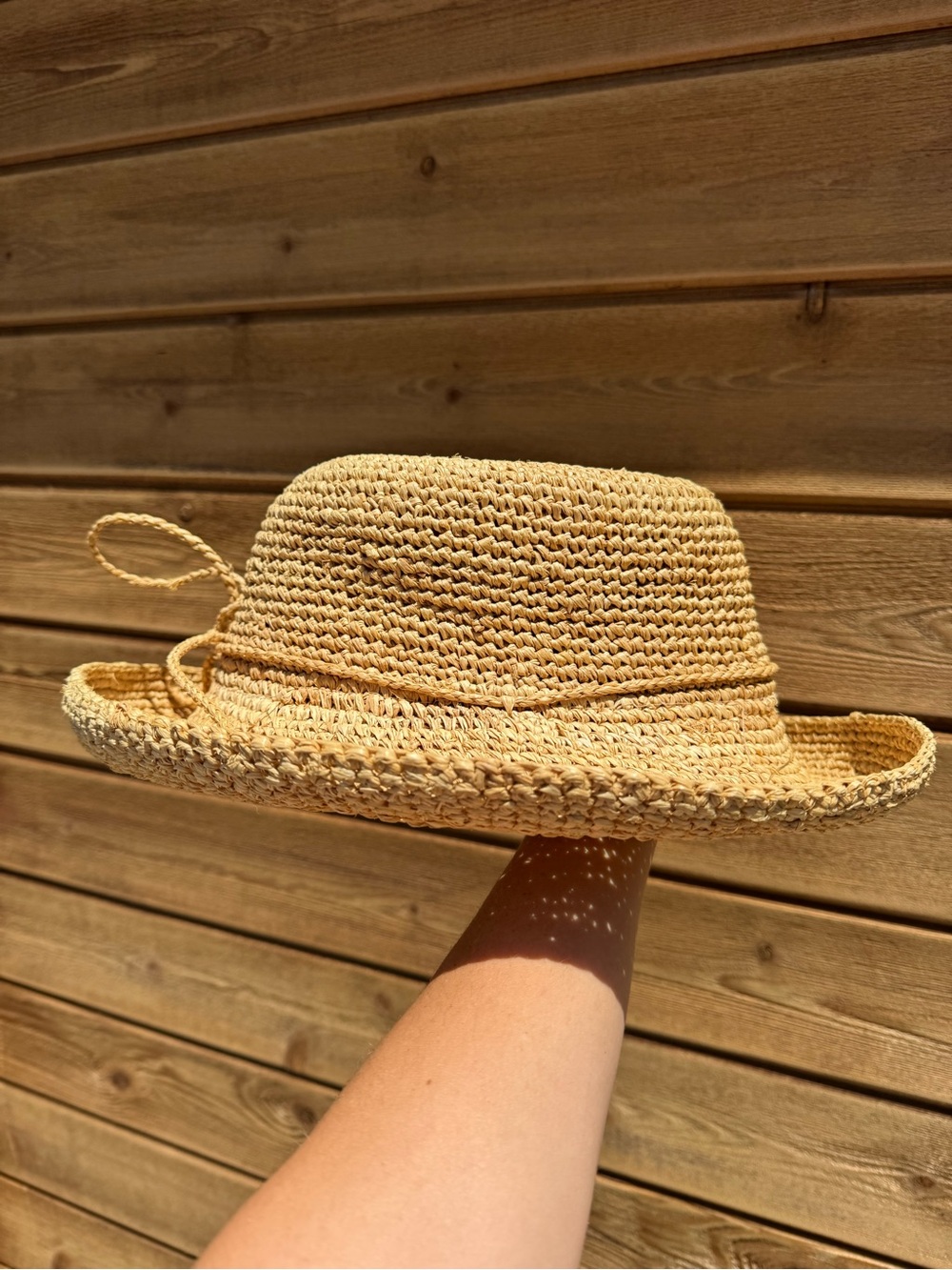 Vintage Women’s Straw Sun Hat - Natural Straw - Picture 6 of 10